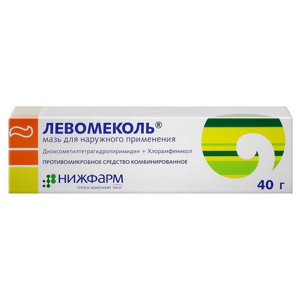 Левомеколь мазь для наруж. прим. (7,5мг+40мг)/1г в тубах 40г уп.№1 -  Витебское УП 