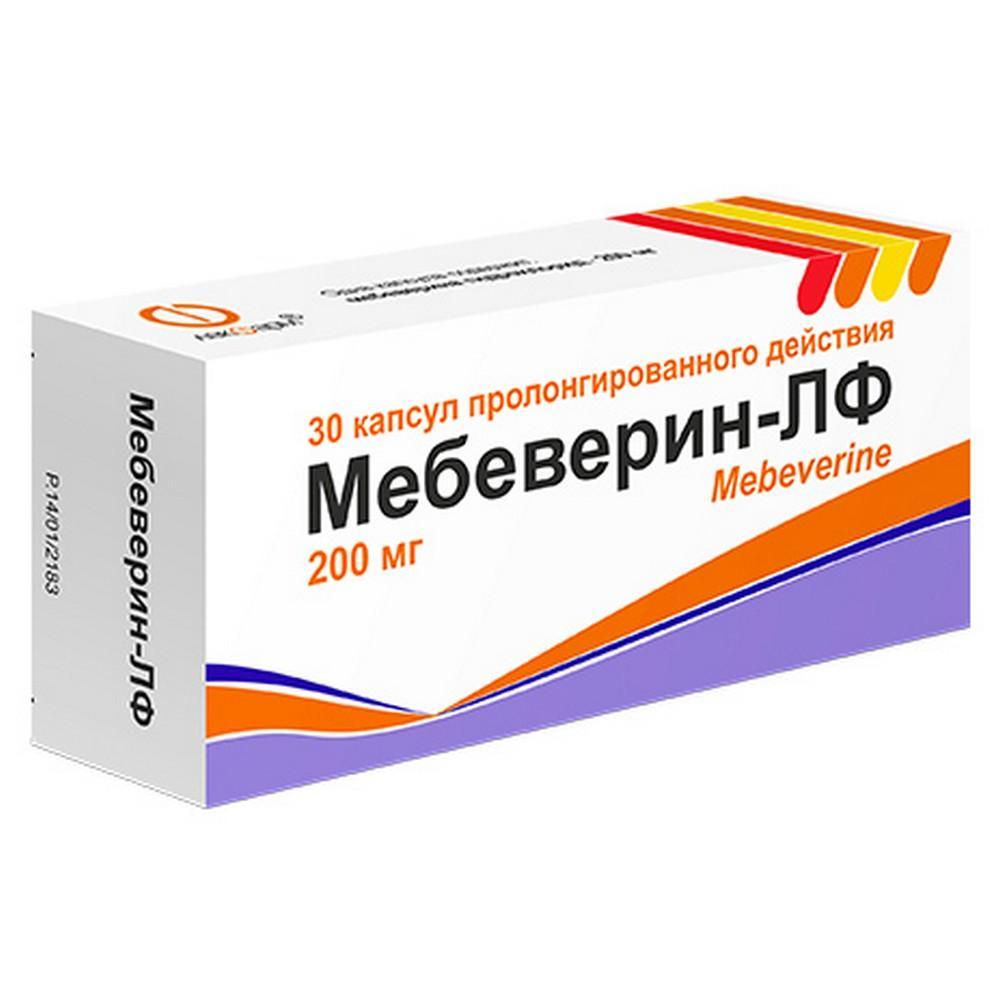 Мебеверин-ЛФ капсулы пролонг. действия 200мг в конт.ячейк.упак. №30 -  Витебское УП 