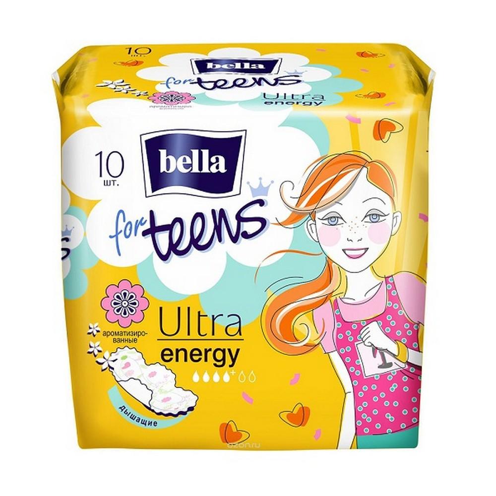 Прокладки Bella for Teens Ultra Energy 10 супертонк.гиг.впит. ароматизир. -  Витебское УП 